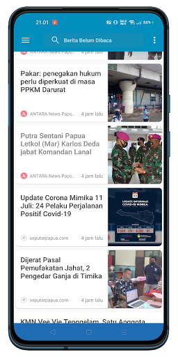 Koran Berita Papua dan Papua B Screen 3