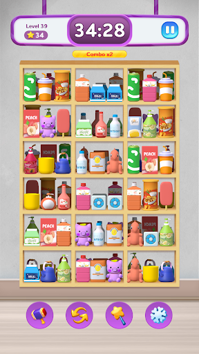 Android application Goods Sort 3D: Match 3 Items screenshort