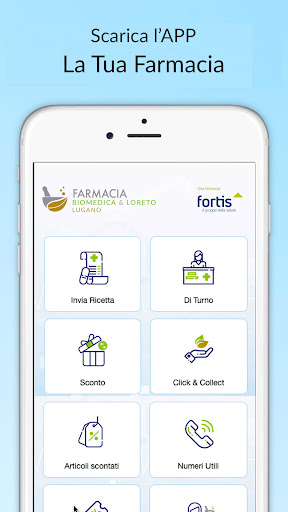 Android application La Tua Farmacia Lugano screenshort