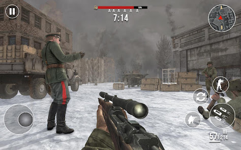 Screenshot 4 Juegos de Guerra - World War 2 android