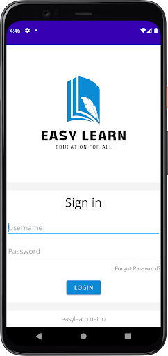 Android application EasyLearn Student Edition screenshort