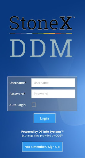 Android application StoneX DDM screenshort