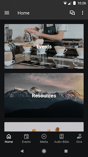 Android application Okotoks E-Free Church screenshort