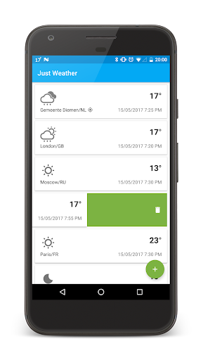 Just Weather. Current Weather. Screen 3