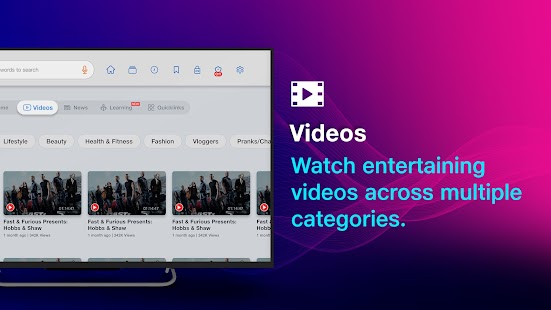JioPages - Web Browser for TV Screenshot
