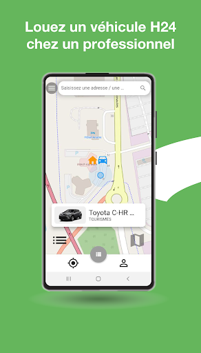 Android application Clickygo Location Autopartage screenshort