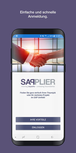 Android application SAPPLIER – SAP Jobs und Projek screenshort