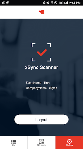 xSync Scanner Screen 2