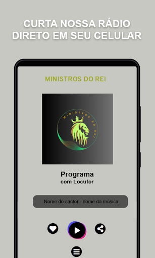 Android application Ministros do Rei screenshort
