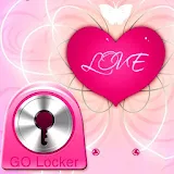 GO Locker Theme Pink Heart Buy icon