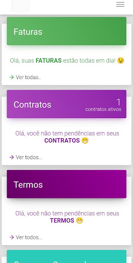 Android application PIX INTERNET screenshort