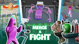Game screenshot Merge Bambam Toilet Battle apk download