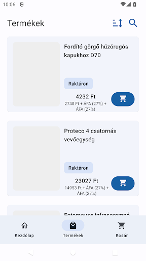 Kapuáruház Screen 2