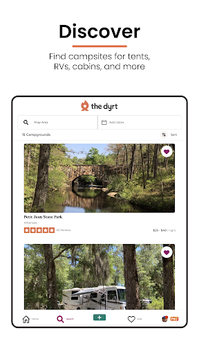 The Dyrt Tent and RV Camping