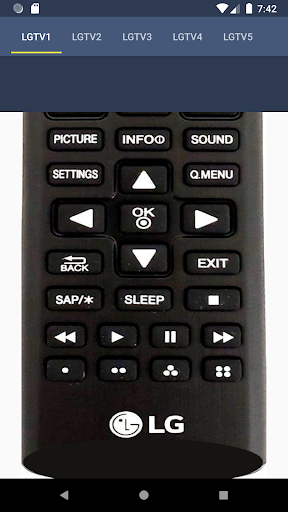 LG TV Remote Screen 3