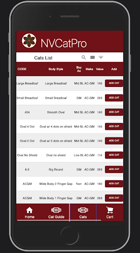 Android application NVCatPro screenshort