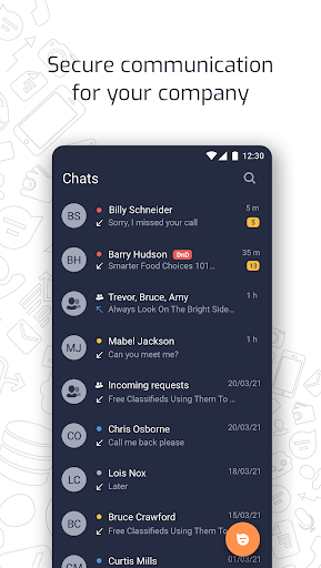 Android application Compliant Communicator screenshort
