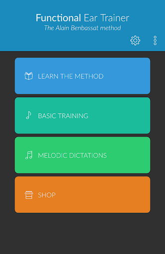 Screenshot of Functional Ear Trainer