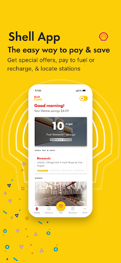 Screenshot of Shell: Fuel, Charge & More