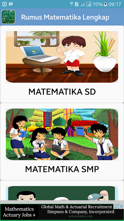 Rumus Matematika SD SMP SMA - 1.4 - (Android)