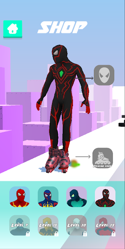 SuperHeroes Skates: Sky Roller Mod (Unlimited Money) Download screenshots 1