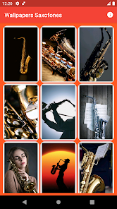 Captura de Pantalla 5 Wallpapers Saxofones - Sax android