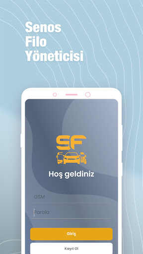 Android application Senos Filo Yöneticisi screenshort