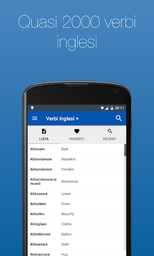 Anteprima dell'app