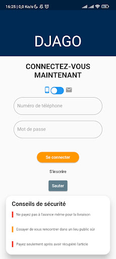 Android application Djago - Annonces gratuites screenshort