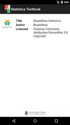 Statistics Textbook Screen 2