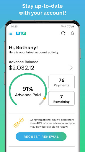 Android application Wide Merchant Group screenshort