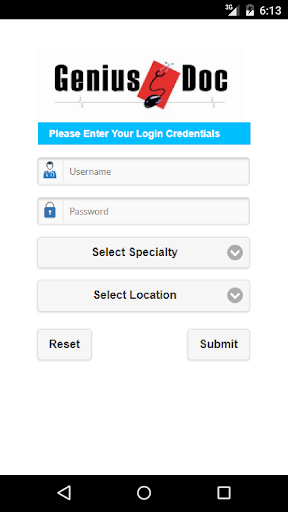 GeniusDoc Screen 2
