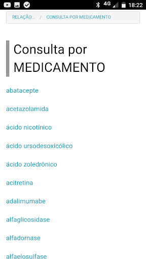 Android application PROTOCOLO ALTO CUSTO screenshort