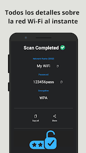 WiFi QrCode Escáner contraseña