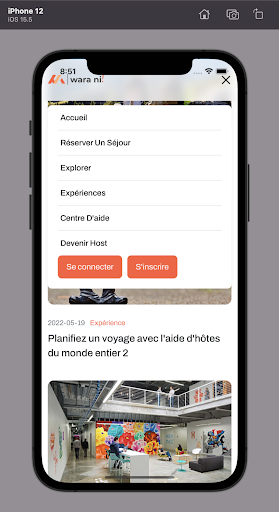 Android application Warra Ni screenshort