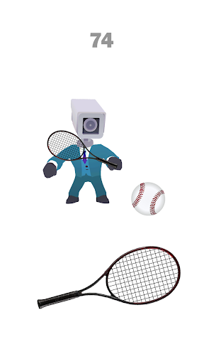 Cat Meow Tennis: Sport Battle Screen 3