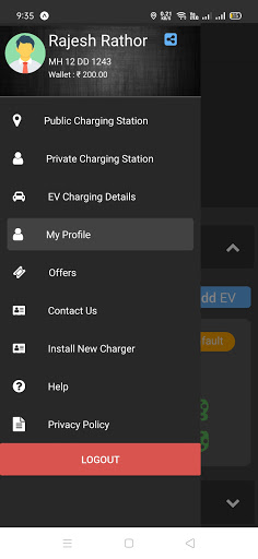EVCFinder - EV Charging App Screen 2