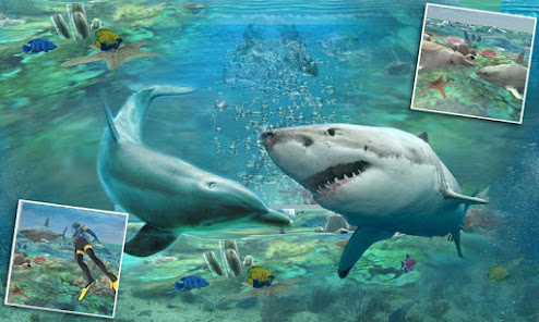 Shark Attack Spear Fishing 3D screenshots 2
