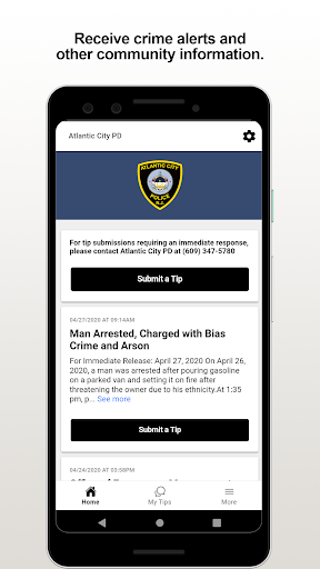 Android application Atlantic City PD screenshort