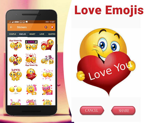 Love chat stickers Screenshot 2