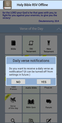 RSV Bible Offline Screen 3