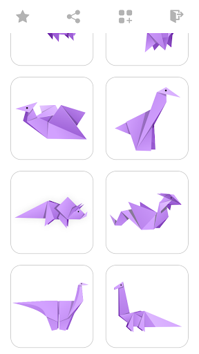 Origami Dinosaurs And Dragons Screen 2