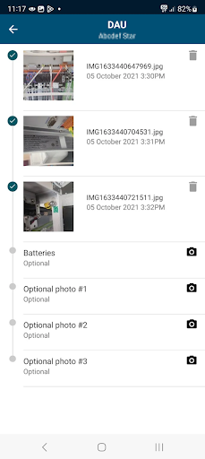Android application Sperry Service screenshort