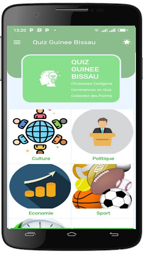 Android application Quiz Guinee Bissau screenshort