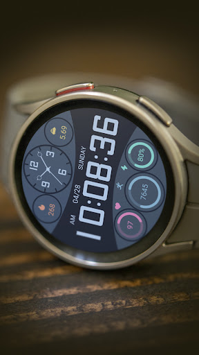 Blue Color Layer For Wear OS screenshot 20