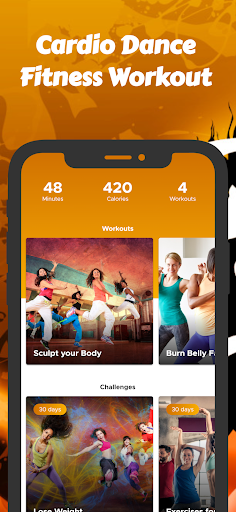 Android application Dance Workout - Burn Calories screenshort