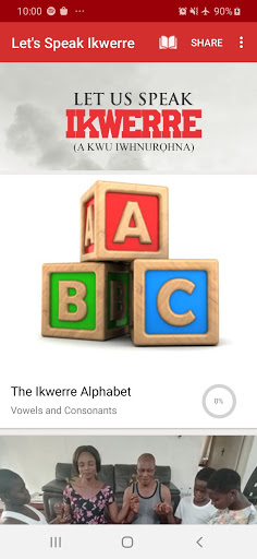 Android application Let Us Speak Ikwerre screenshort