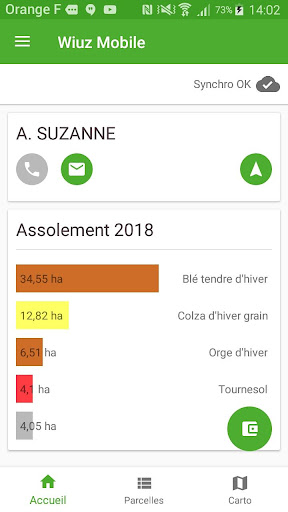 Android application Wiuz Mobile screenshort