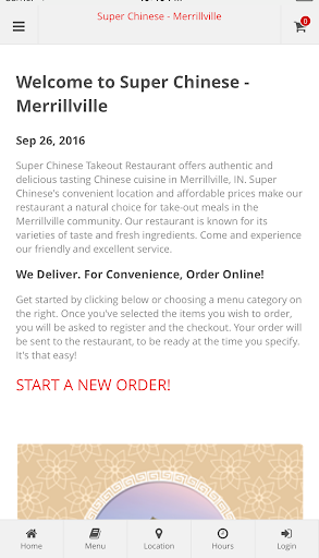 Android application Super Chinese - Merrillville screenshort