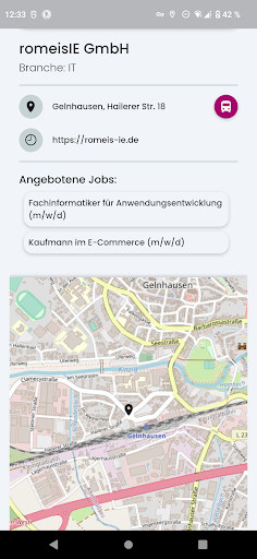 Android application Chase Your Job screenshort